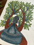 Pedh Parivaar Gond Painting (11x15 IN)